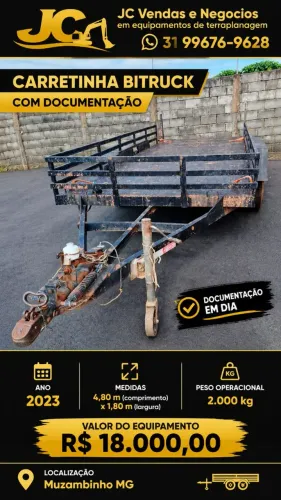 Carretinha Bitruck documentada