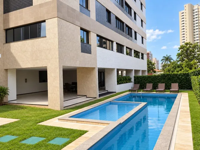 Apartamento no Condomínio Gaudi Cocó, Fortaleza