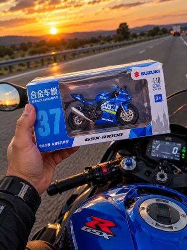 Mini Moto Suzuki GSX-R1000 - Diecast com Caixa Original