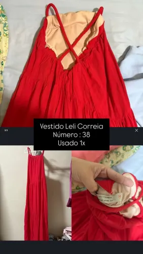 Vestido leli Correia