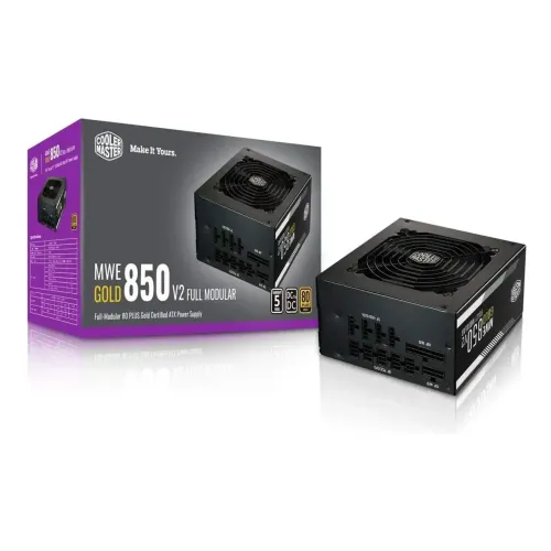 Fonte Cooler Master MWE 850 V2 Gold Modular