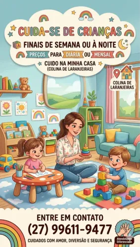 ? CUIDO DE CRIANÇAS