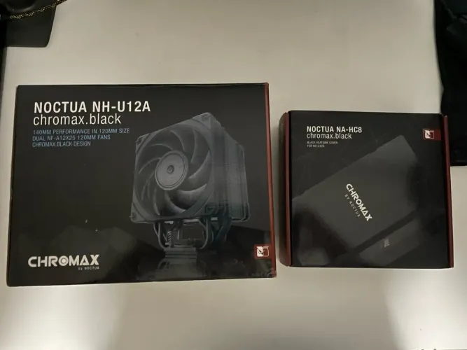 Air Cooler Noctua NH-U12A Preto + Brinde NA-HC8