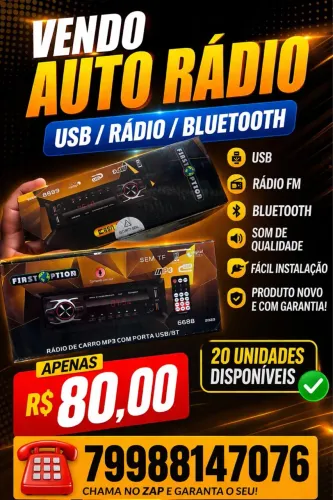 Toca cd bluetooth / USB / rádio 