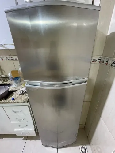 Geladeira Consul CRM33 Frost Free Inox