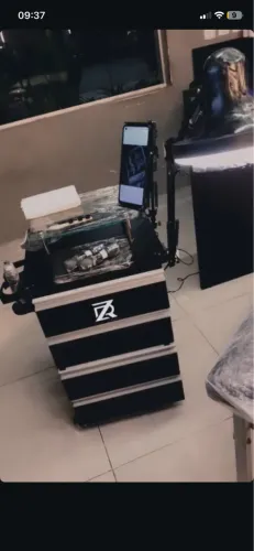 Kit para tatuar - MACA - CARRINHO - CADEIRA GIRATÓRIA