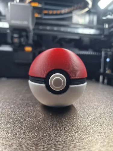Pokebola padrao impressão 3d