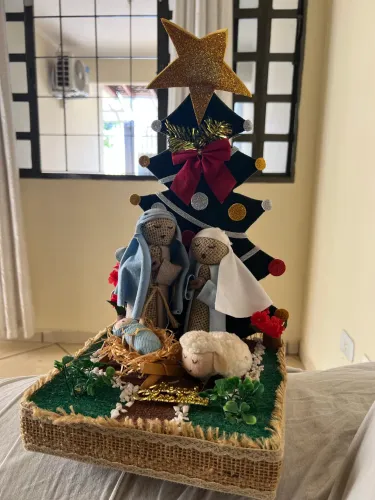 Presépio de Natal artesanato 