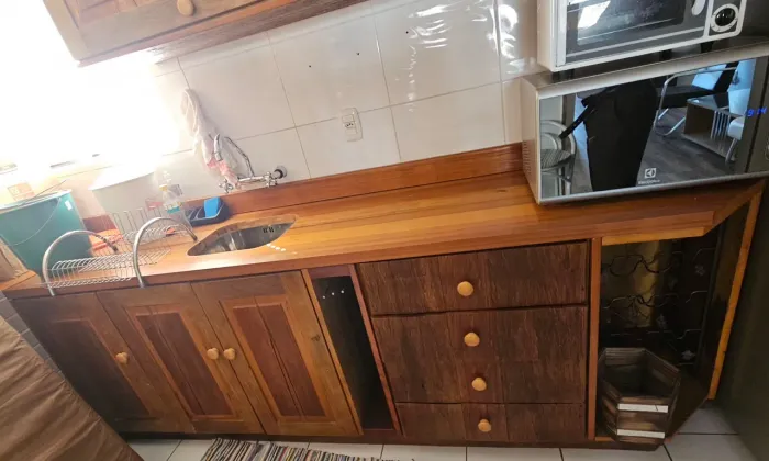 Cozinha rustica madeira nobre