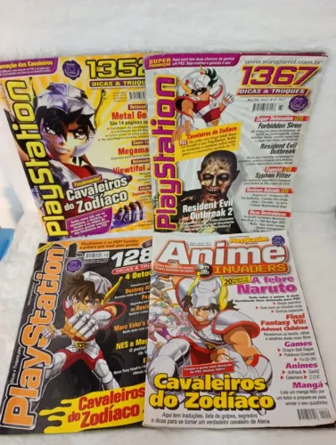 Revista Retro Game Cavaleiros do Zodíaco