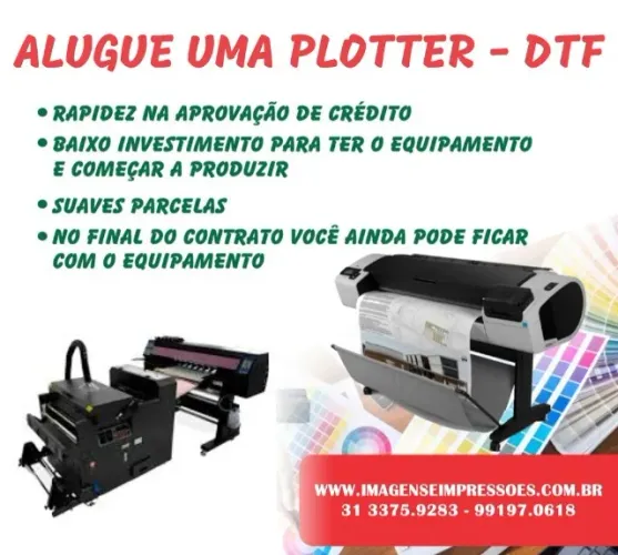 LOCAÇÃO PLOTTER - DTF