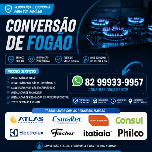 Conversão de Fogão