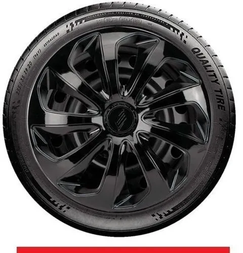 Jogo de Calota Esportiva Elite Graphite preto Aro 14 aqkkm szokw
