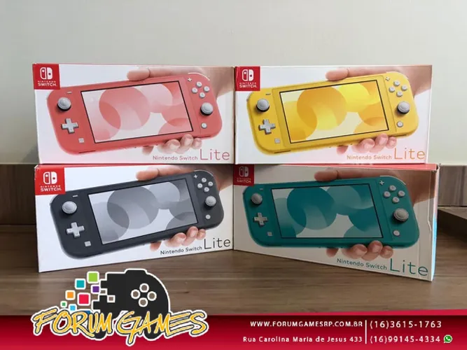 Nintendo Switch Lite de Todas as Cores a Pronta Entrega