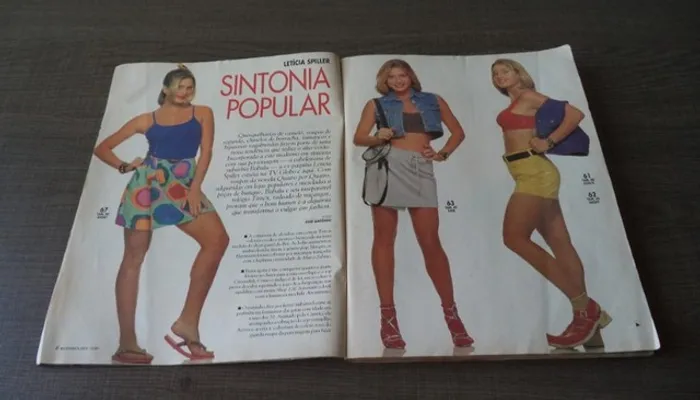 Revista Moda Moldes 1994 Capa Letícia Spiller. Revista Para Colecionadores.