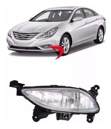 Farol Auxiliar Milha Neblina Sonata 2011 2012 2013 Esquerdo
