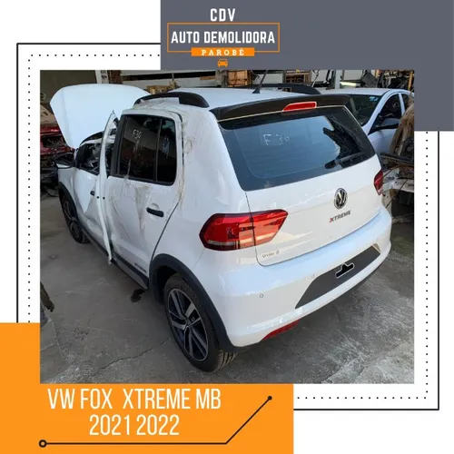 Sucata VW Fox Xtreme 1.6 MB 2021 2022 Disponível para venda de peças