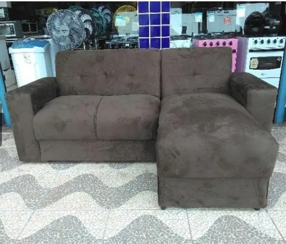 Preço Bom+Frete Gratis!!Sofa Chaise Ideal Para Ambientes Reduzidos!!