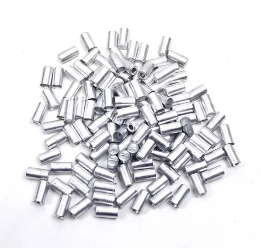 Terminal de Conduite de Freio 5mm em Alumínio Milheiro 1000 peças 9217