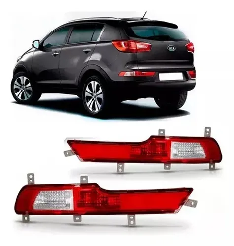 Par Lanterna Refletor Parachoque Sportage 2011 2012 A 2015
