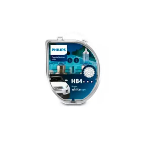 Par De Lâmpada Philips Crystal Vision Ultra Hb4 9006 + Pingo
