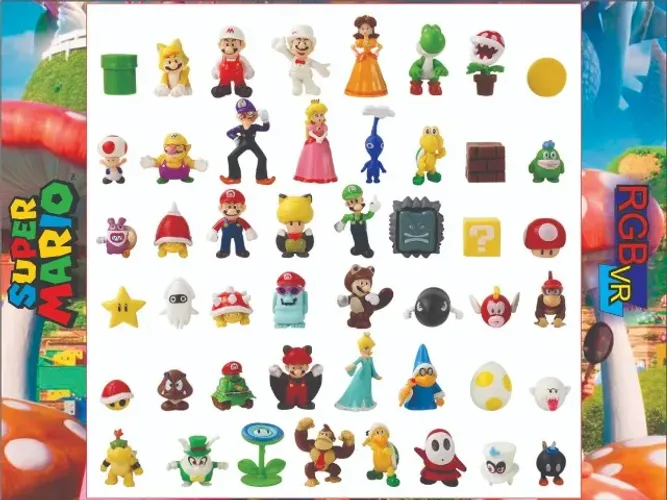 Turma do Mario IV (chaveiro e colecionáveis) 