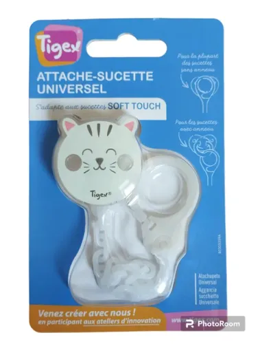 Prendedor Chupeta Tigex