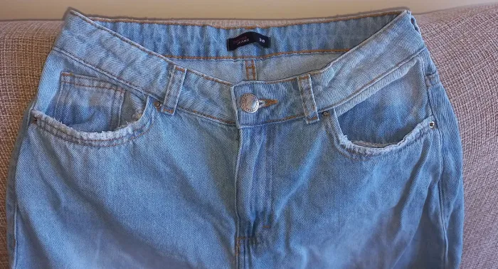 Calça Jeans pantacourt