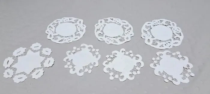 Jogo 6 mini toalhinhas em linho Ilha da Madeira 