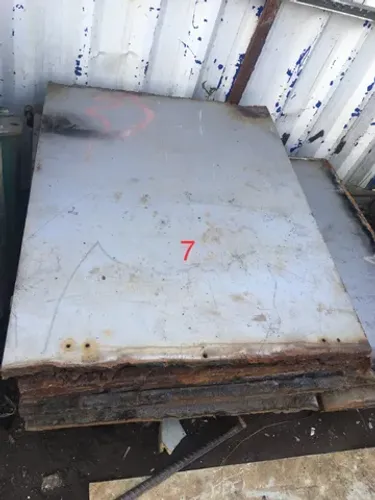 Retalhos de chapa de aço carbono 1pol 25.4mm R$7,00 kg
