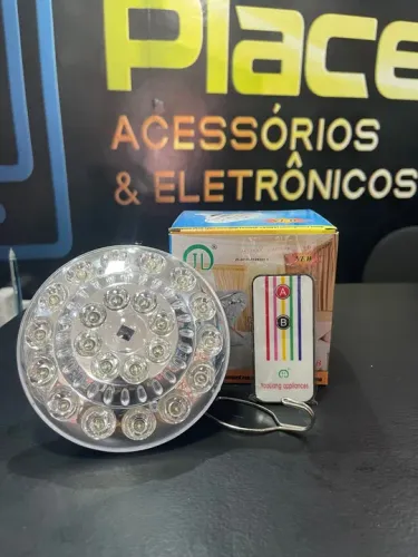 Lâmpada Recarregável 22 Led Jl-678 Bivolt Controle Remoto