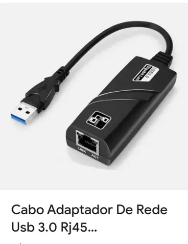 Cabo adaptador de rede