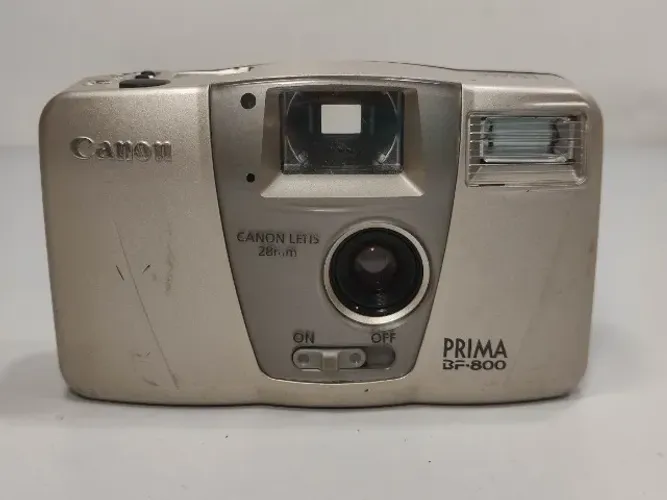Câmera Canon Prima Prima Bf Analógica 35mm Foto Funciona Pnj Dourado (Usado)