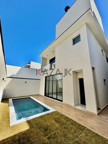 Comprar/vendo: Casa sobrado, nova a venda no condomínio Reserva Ermida 2, Jundiaí com 3 su