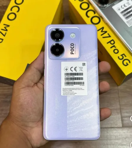 Smartphone Xiaomi Poco M7 Pro 5G NFC 256GB 8GB RAM - Tela Fluida, Bateria Duradoura 