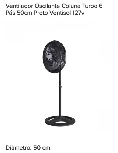 VENTILADOR DE COLUNA