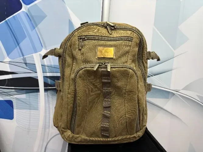 Mochila de viagem com rodinhas lona puxador alumínio - particular