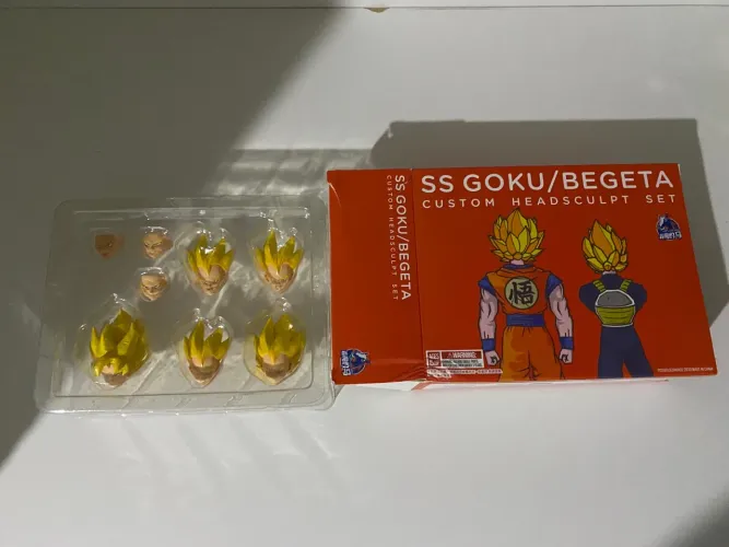 Kit heads Super Saiyajin Goku e Vegeta Demoniacal Fit Dragon Ball