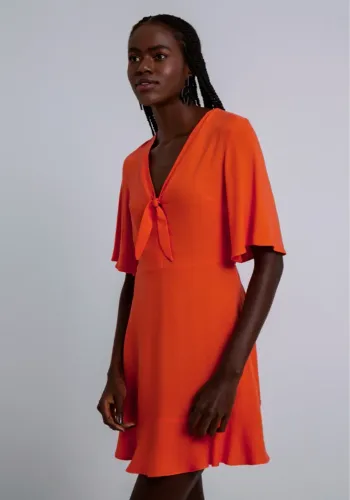 Vestido Laranja Thai Lez a Lez G