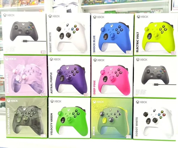 Top variedade de controles Xbox originais, loja física 