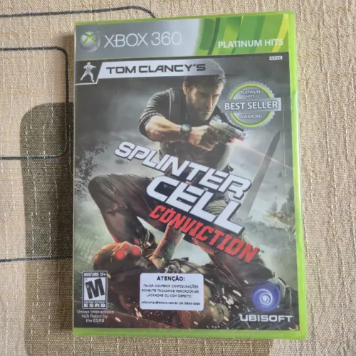 Splinter Cell Conviction Xbox 360 Lacrado ? Versão Platinum Hits Original