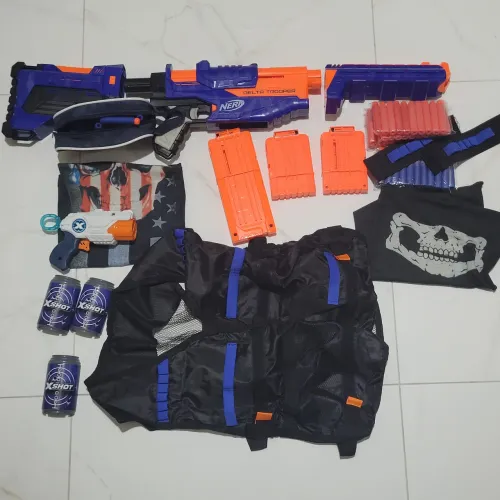 Kit Nerf Delta Trooper e pistola Xshot