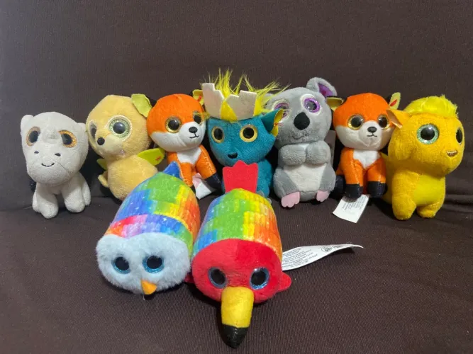 Coleção de Pelúcias Ty Beanie Boos
