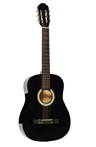 Violão Acústico Vca102n Bk Vogga Clássico 6 Cordas Aço