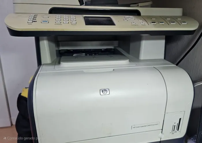 HP multifuncional laser colorida, pelo valor dos 3 cartuchos coloridos novos originais