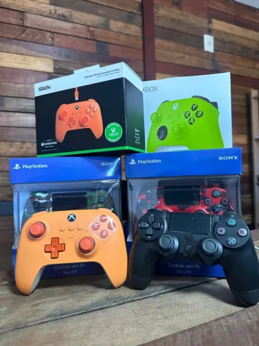 Controle PlayStation 4 /  Vídeo Game - Xbox e Playstation Entregamos 