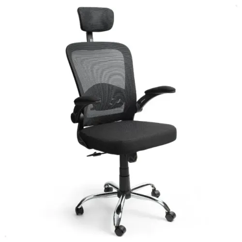 Cadeira de Escritório Ergonômica Giratória SyberFlex com Malha Mesh Respirável