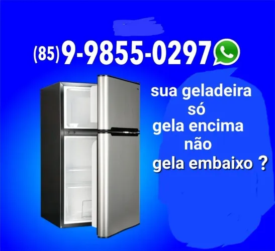 Sua geladeira não gela embaixo? Ligue agora!