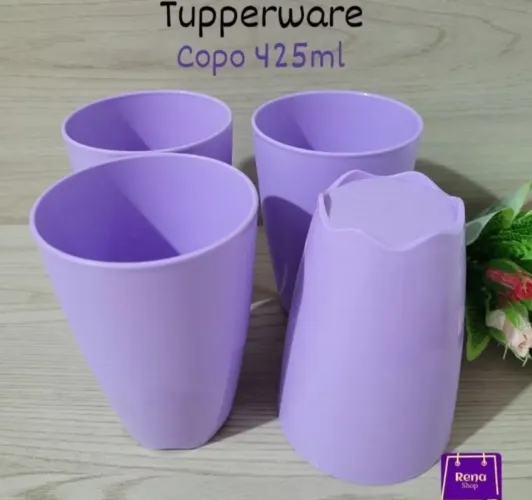 Copos Tupperware 425ml - Lilás