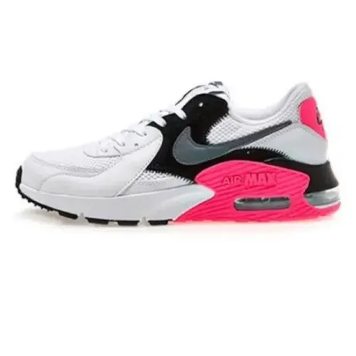 tenis nike air max excee feminino original rosa com preto e branco
